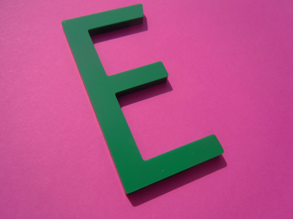 Acrylbuchstaben