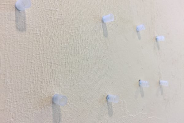 Verteilung an der Wand